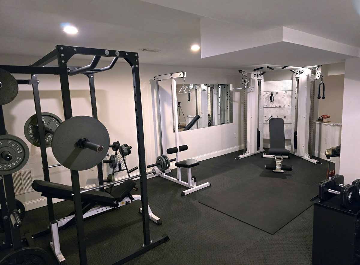 Inside the Get Up Earlier private boutique training studio in Orange, CT