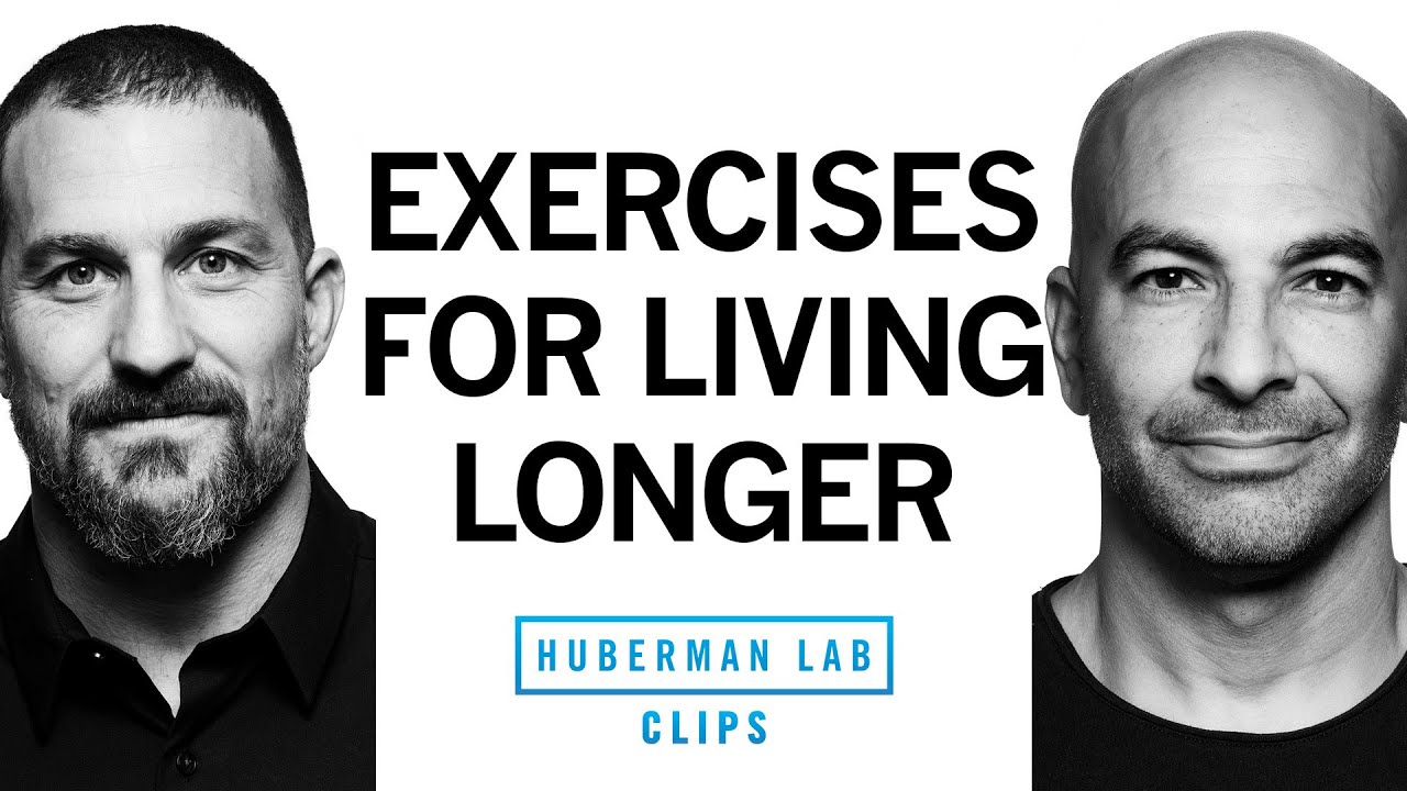 Featured image for “Best Exercises for Overall Health & Longevity | Dr. Peter Attia & Dr. Andrew Huberman”