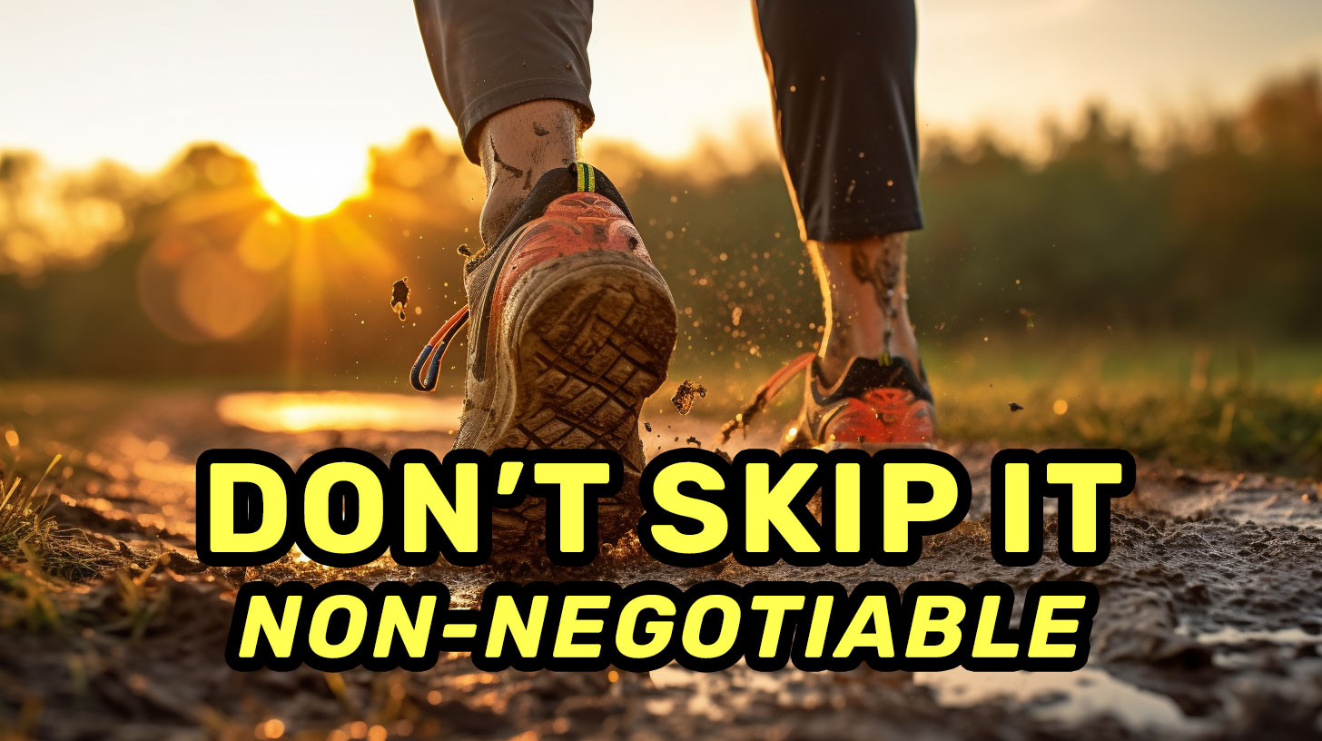Featured image for “Motivation: Don’t Skip It Today – Run, Lift, Walk, Yoga, Eat Well”