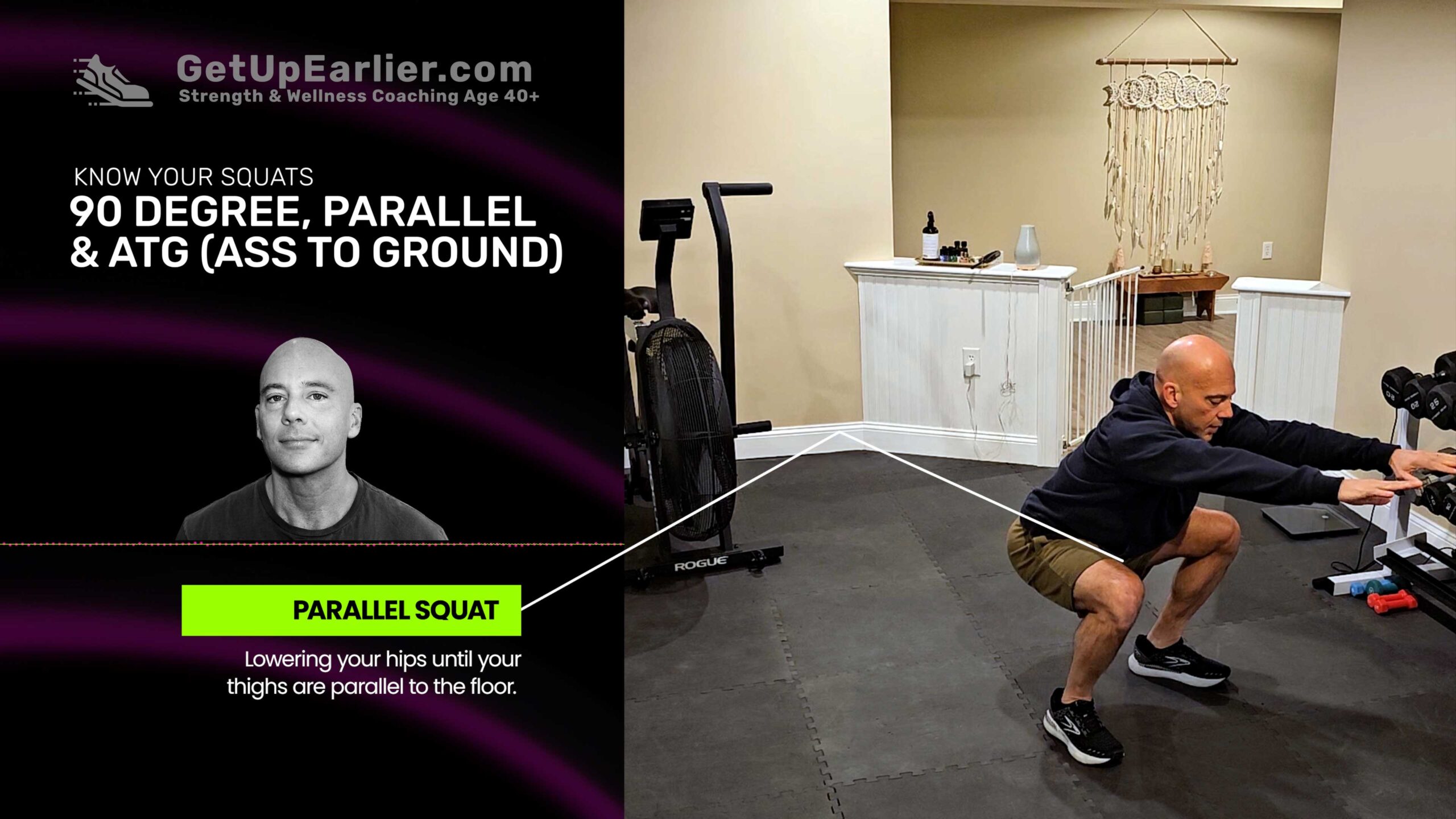 Featured image for “Know your squats: 90 degree, parallel & ATG (ass to ground) #FormPolice #squat”