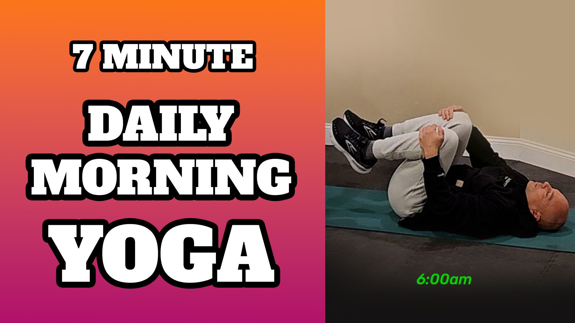 Featured image for “7 Minute Daily Morning Yoga Sequence – Yoga For Beginners – Do This Anywhere – Men 40+”